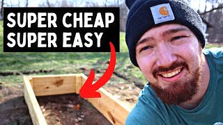 How To Build A Raised Garden Bed  Cheap And Easy [upl. by Eilesor627]