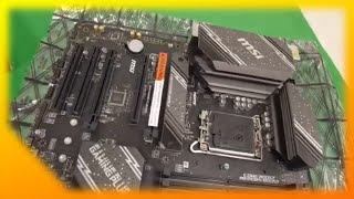 MSI B760 Gaming Plus Wifi Motherboard Unboxing [upl. by Nnaira919]