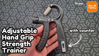 Adjustable Hand Grip Strengthener from Temu [upl. by Derward]