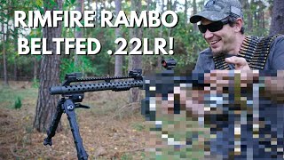 Full Auto Beltfed 22LR Machine Gun [upl. by Abigale]