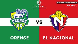 ORENSE VS EL NACIONAL  EN VIVO LIGA PRO  FORMATO RADIO  FECHA 11 [upl. by Maker484]