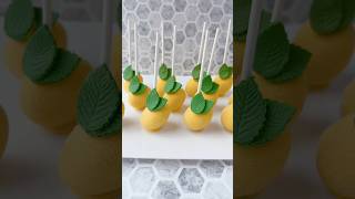 Lemon cake pops Cake pop tutorial Easy cake pops [upl. by Austin]