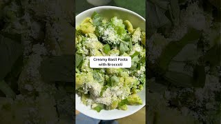 Creamy Basil Pasta with Broccoli 🤌 [upl. by Belicia]