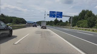 a drive from Frankfurt to Oberursel on Highway A661 via Bad Homburg PLEASE LIKEampSUBSCRIBE [upl. by Grand]