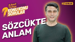 Konu Konu Sorular  8 Sınıf Türkçe Konu Anlatımı Soru Çözümü  Sözcükte Anlam  LGS 2024 [upl. by Anitirhc]