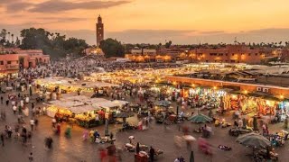 140824 Marrakech Morocco JemmaElFna Square North Africa [upl. by Abott]