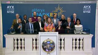 Alteryx NYSE AYX Rings The Closing Bell® [upl. by Citarella280]