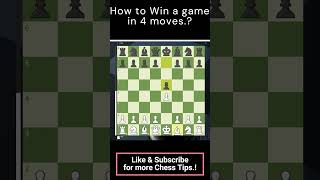 How to win a Chess game in 4 moves 😊 [upl. by Sibley]