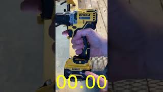 Dewalt 12v Drill 5ah battery VS 2ah battery test 1 [upl. by Storfer140]