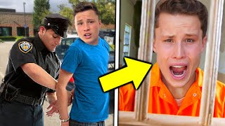 Bryton Myler GOT ARRESTED Ninja Kidz TV [upl. by Noiek]