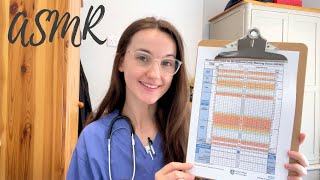 ASMR Medical Student Examines You  Realistic Observation Chart  FULL Observations amp Vital Signs [upl. by Pussej]