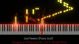 Liszt Ferenc Franz Liszt Hungarian Rhapsody No 2 In CSharp Minor  Piano Tutorial [upl. by Tunnell]