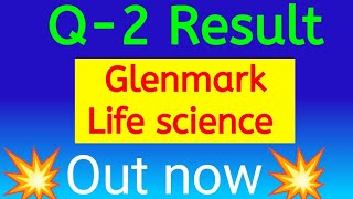 Glenmark Life science share Q2 Result today Glenmark Life science share Q2 Result 2025 [upl. by Stiruc728]