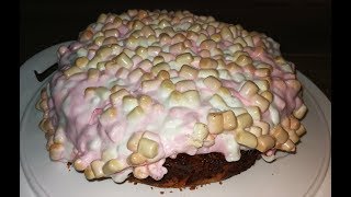 Schokoladenkuchen mit Marshmallows  Smores Pie [upl. by Hessler]