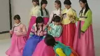 SNSD photoshoot  Hanbok  Dec262007 GIRLS GENERATION [upl. by Ahsinek]