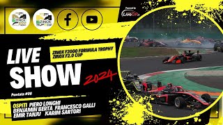 F2000 LIVE SHOW 8  Stagione 2024  Zinox F2000 Formula Trophy amp F20 Cup [upl. by Woodruff]