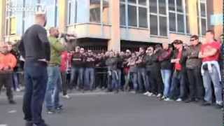 MilanParma 24 Contestazione Cuva Sud  Incontro con la Squadra 16032014 [upl. by Narual891]