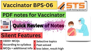 How to prepare Vaccinator STS  Sindh testing Service 2024 EPI  NTS  PDF notes  vaccinator mcqs [upl. by Elleda631]