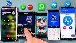 Zangi WhatsApp BiP SkyPhone Incoming Call HTC U23  BlackBerry  iPhone 5s  Xiaomi Qin  Moto [upl. by Middlesworth]