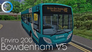 OMSI 2  Mobitec Displays Enviro 200  Bowdenham V5 [upl. by Enelrahc995]