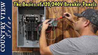 The Basics of 120 240 Volt Breaker Panels [upl. by Eigla832]