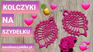 🍍Kolczyki na szydełku ananaski Karolina Szydełko [upl. by Parshall]