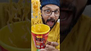 MaggiKorean spicy cheesy cuppa noodles reviewshortsviraltrendingyoutubeshortsmagginoodlefood [upl. by Cr]