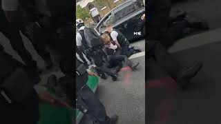 Metropolitan police assault pro Palestine campaigner [upl. by Donall283]