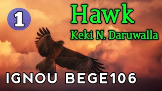 Hawk poem by Keki N Daruwalla  Hawk poem Explanation  Bege106  BEGE106  MyStudyTime [upl. by Franklin]