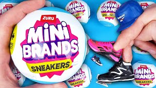 Opening The Mini Brands Sneakers Series [upl. by Ardnuahsal]