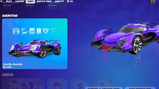 NEW Cento Car In Fortnite Item Shop  Rocket LeagueFortnite Item Shop Update [upl. by Ott]