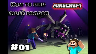 How to find Ender dragon in minecraft ⛏️🤯  Day 1 to day 100 in minecraft [upl. by Perry651]