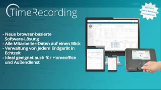 TimeRecording  Arbeitszeiterfassung Administration Demo [upl. by Tadio]