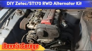 Ford Escort MK1 Project RWD ST170 Zetec Alternator Kit [upl. by Nahpets]