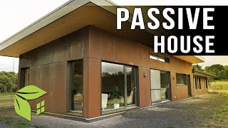 CLT PassivHaus more air tight than a standard home with a window left open [upl. by Ahsyak104]