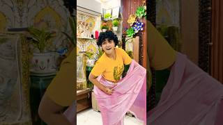 Golu Bana Papa Ki Pari 😂 Pink Wali Saree pinksaree shorts comedy [upl. by Vada]