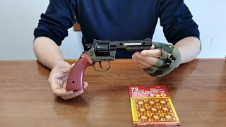 Cap Gun Metal Pistol Unboxing 2023  All Metal Ring Cap Gun [upl. by Anital]