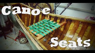 Cedar Plank Canoe Restoration  Ep11 Seats [upl. by Hezekiah]