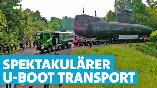 UBootTransport sorgt für Aufsehen 500 Tonnen treten letzte Fahrt ins Technikmuseum an [upl. by Maynord]