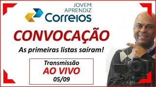 Jovem Aprendiz Correios  LIVE transmissão ao Vivo [upl. by Assedo]