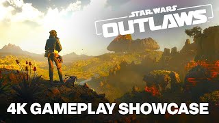 Star Wars Outlaws Official 4K Gameplay Walkthrough Audio Description  Ubisoft Forward 2023 [upl. by Shurwood134]