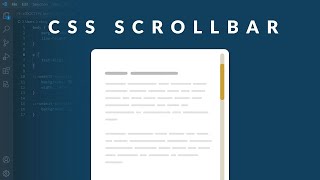 Create CUSTOM SCROLL BAR in CSS  How to Customize Scrollbar [upl. by Herwick]