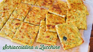 Schiacciatina di Zucchine  Pronta in 5 minuti  Ricetta Facile LifeampChiara [upl. by Lian]