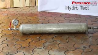 Vessel Hydro Test  1000 Bar  PressureJet HydroTest [upl. by Jewell610]