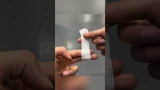 How to buddy tape for finger sprain [upl. by Lladnyk]