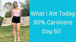 What I Eat In A Day Day 60 of 90 Carnivore [upl. by Arand]