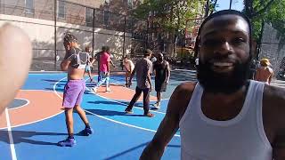 W 4thCage run 1 82124 basketball pickup debate controversy [upl. by Buderus]