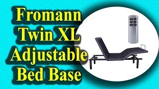 Best Fromann Twin XL Adjustable Bed Base on Amazon USA [upl. by Heurlin]