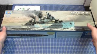 Trumpeter 1350 HMS Belfast 1942  05334 wwweModelscouk [upl. by Harvard]