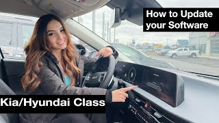 How to Update the Software in your KiaHyundai  Kia Hyundai Class [upl. by Damalas]